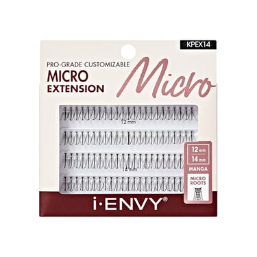 i-ENVY Pro-Grade Customizable Micro Extension – 10mm & 12mm Fishtail Micro Roots KPEX14 - ANNS BEAUTY SUPPLY